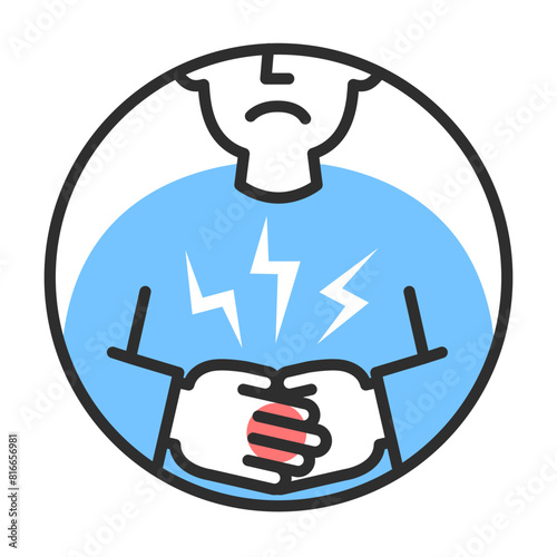 Stomach ache icon