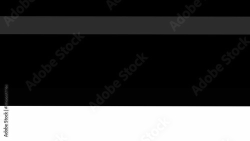 Vintage TV screen flicker effect. Retro screen distortion and error, weak signal. Horizontal lines in black and white. Digital glitch effect and static noise. Flickering screen.