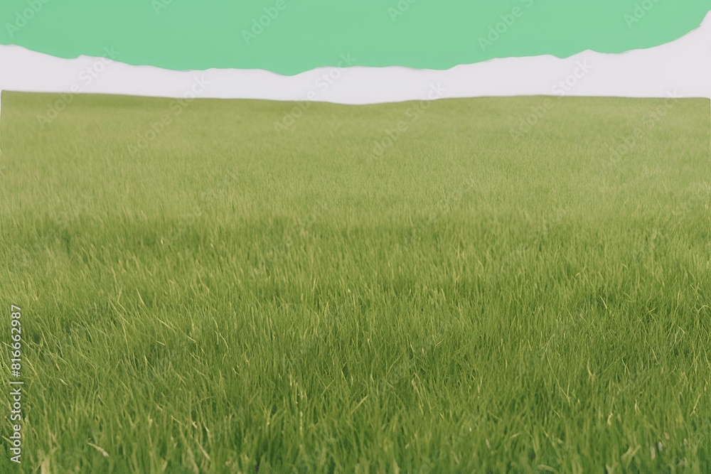 green wheat field