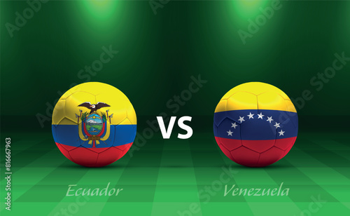 Ecuador vs Venezuela soccer scoreboard America tournament 2024
