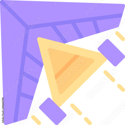 Hang gliding icon