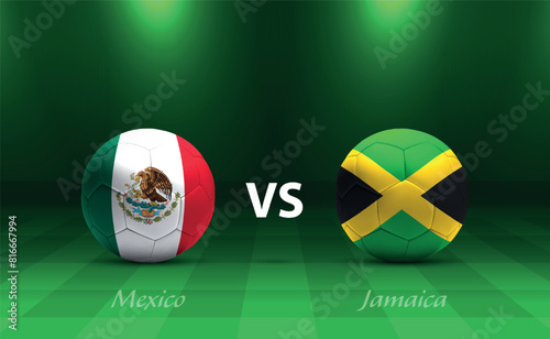 Mexico vs Jamaica soccer scoreboard America tournament 2024