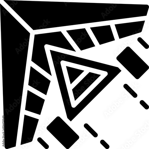 Hang gliding icon