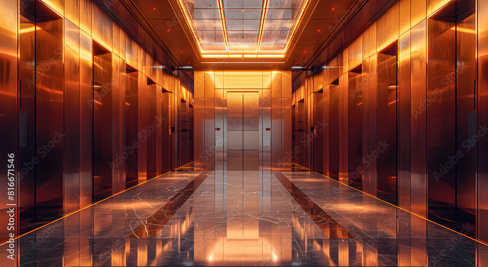 corridor at night corridor at night