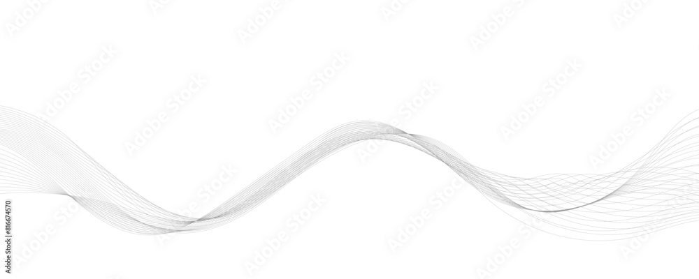 Abstract vector background with gray wavy lines. Abstract vector background with gray wavy lines.