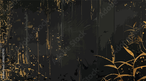 Rustic design over black grunge background vector