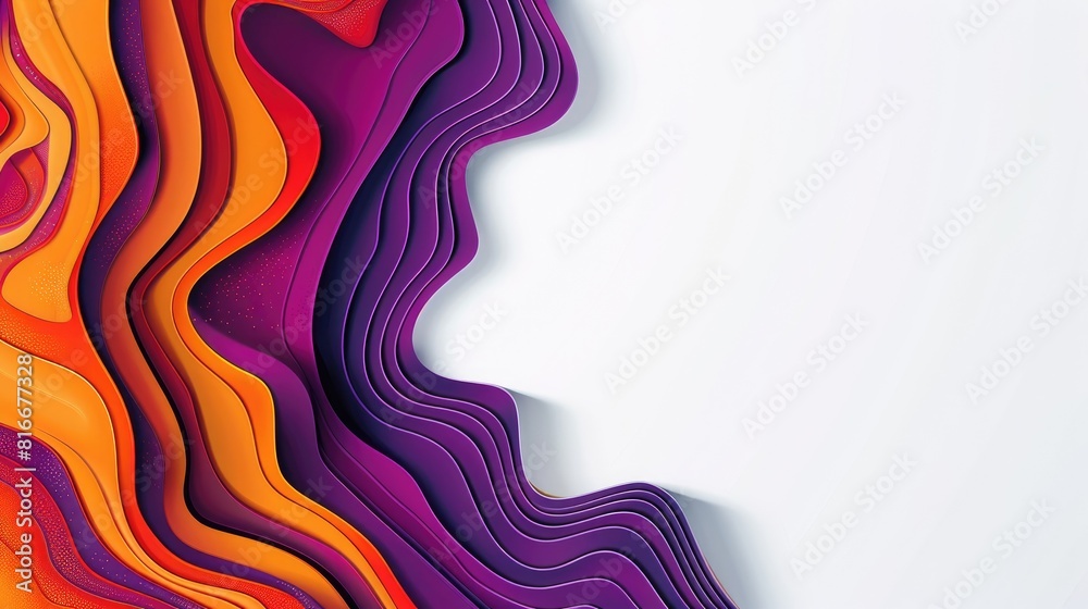 Dynamic Purple And Orange Wavy Abstract Design Wallpaper Dynamic Purple And Orange Wavy Abstract Design Wallpaper