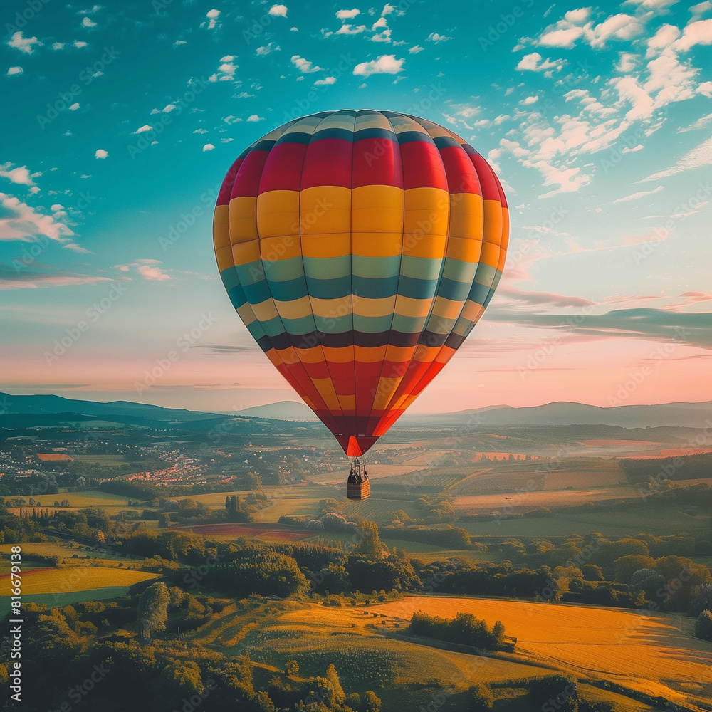 Fototapeta premium 열기구