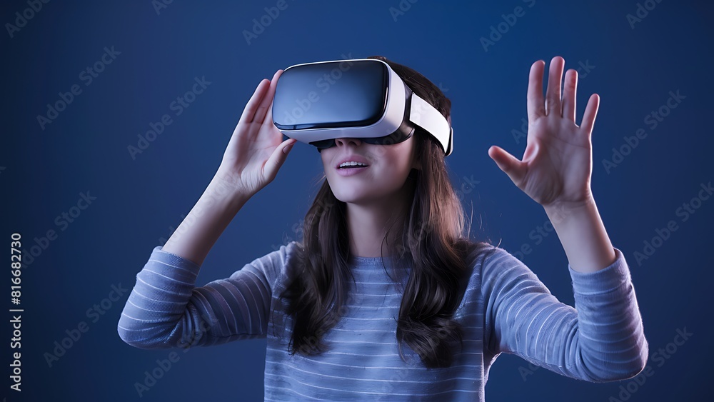 A future where virtual reality has replaced traditional forms of entertainment and communication. Generative AI A future where virtual reality has replaced traditional forms of entertainment and communication. Generative AI