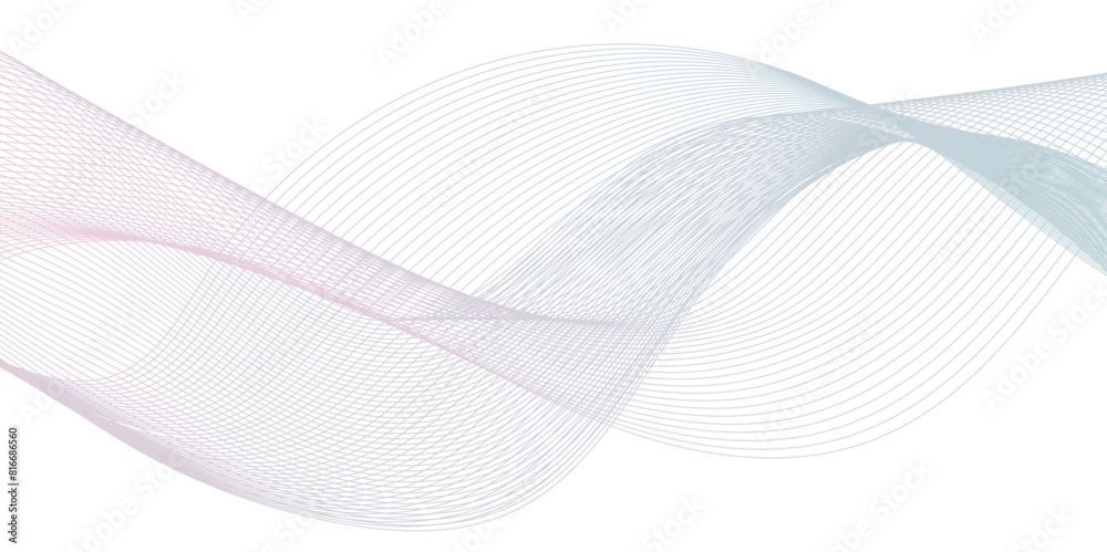 Fototapeta premium Abstract digital blend wave lines. Abstract vector colorful flowing wave curved lines elements wave abstract wavy stripes. Abstract blend wave lines and technology background or texture.
