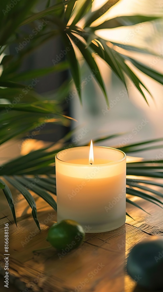 scented candle is in a white frosted glass jar scented candle is in a white frosted glass jar