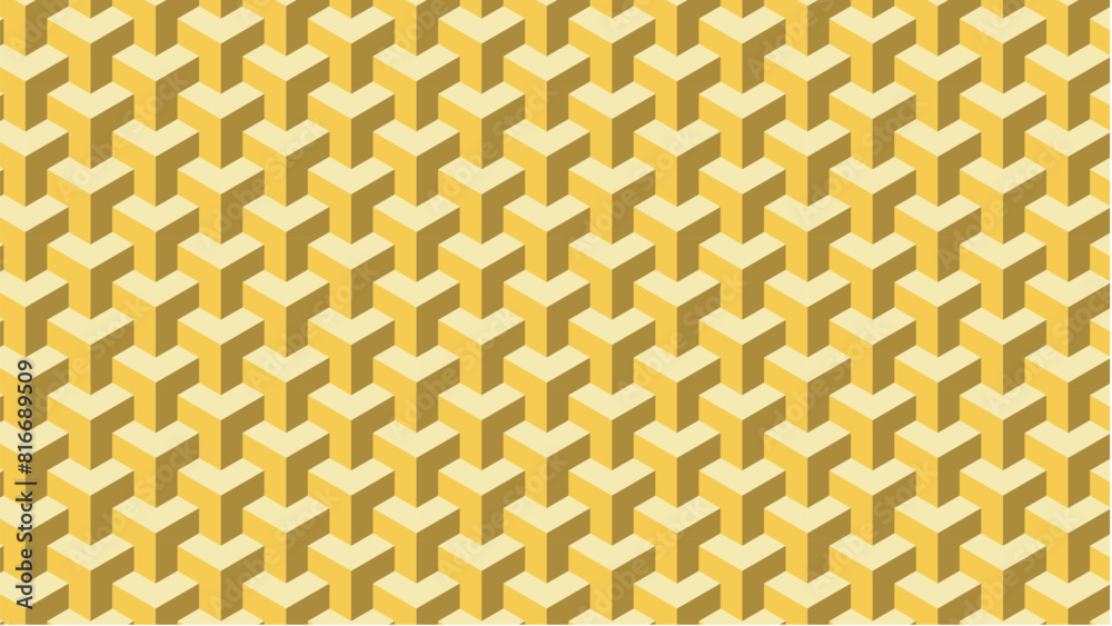 Geometric yellow grill pattern Geometric yellow grill pattern