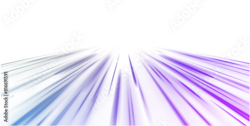 Neon futuristic flashes on black background. Motion light lines backdrop. Fast underground subway train racing through the tunnels.	
