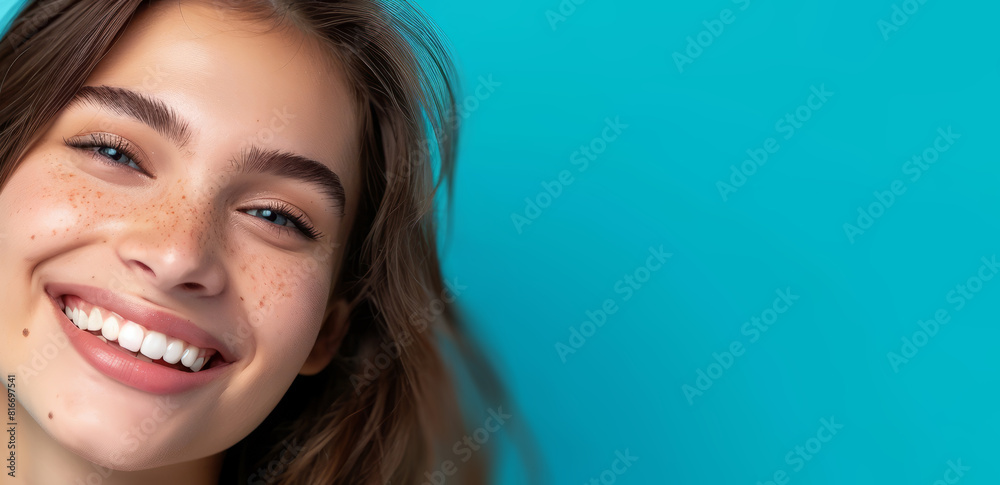 close up of beautiful woman smiling with white teeth close up of beautiful woman smiling with white teeth
