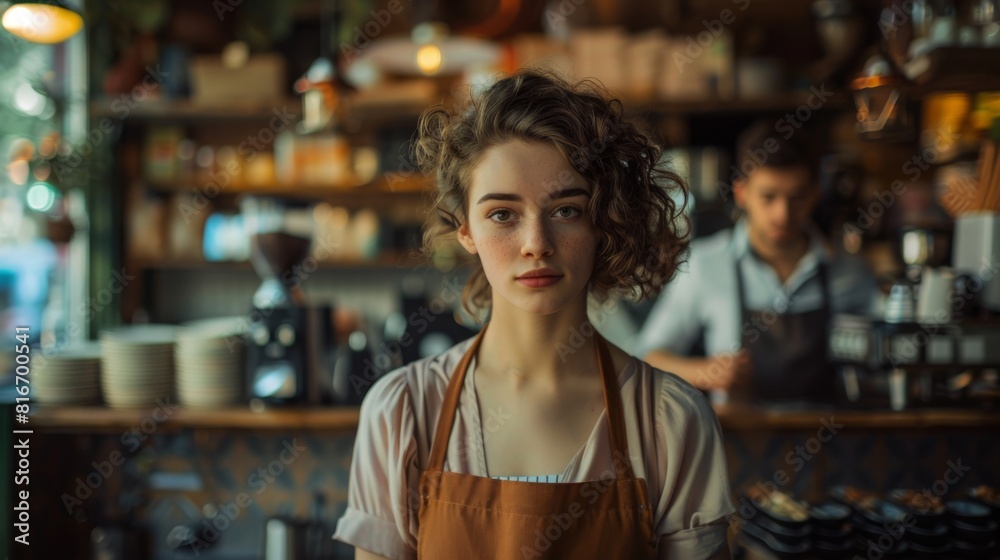 custom made wallpaper toronto digitalThe Barista at Her Cafe