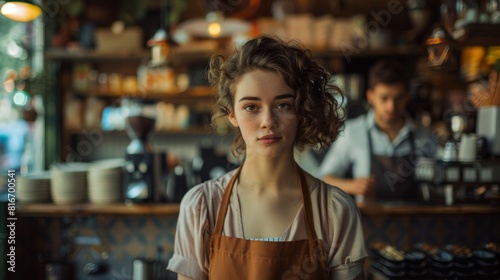 The Barista at Her Cafe