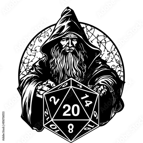 Arcane Mastery: Unleash the Wizard's Symbol - Craft Dungeons & Dragons Adventures with Mystical Brilliance and Magical Wonder