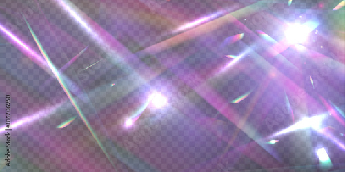 Abstract background in blue and purple neon glow colors. City road car light trails motion background. Vector blue glowing lines air flow effect. 
