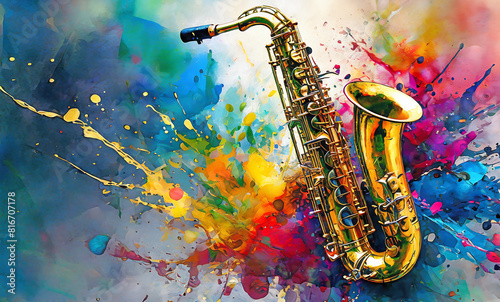 Lively saxophone