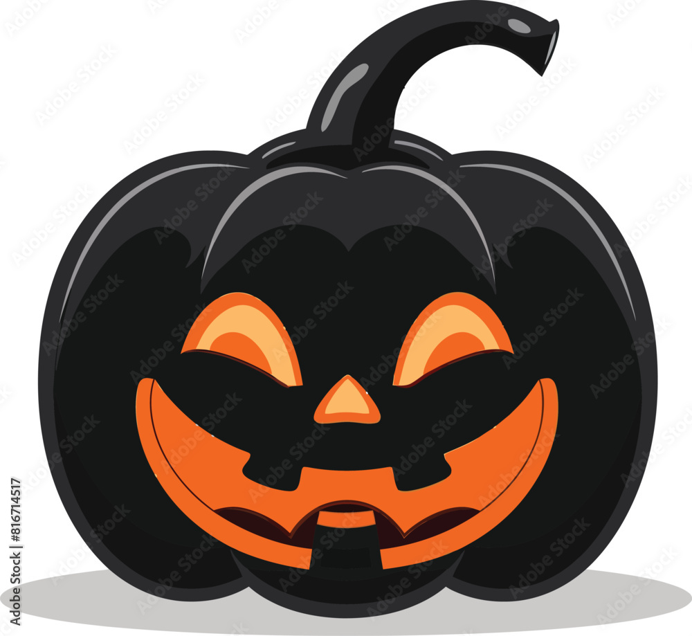 Halloween Pumpkin Flat Icon Illustrator Artwork Halloween Pumpkin Flat Icon Illustrator Artwork