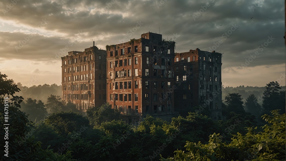 Naklejka premium Post industrial utopia