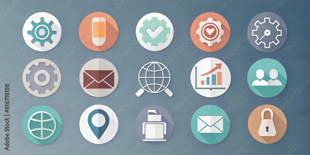 grey set of vector icons, beige icons, tones, phone icons, computer icons, technology theme, art, idea grey set of vector icons, beige icons, tones, phone icons, computer icons, technology theme, art, idea