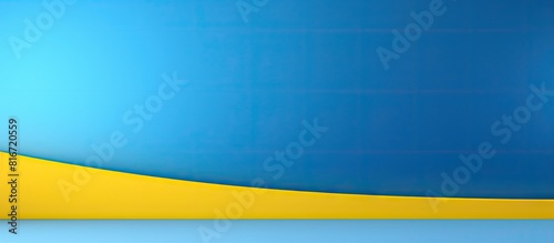 Template with a blue and ye...