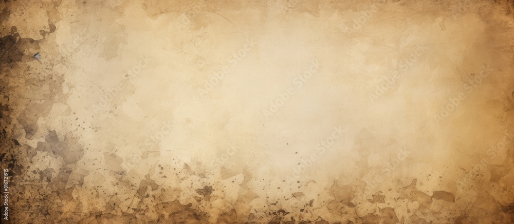 A vintage wallpaper with an old parchment paper texture perfect as a background for your creative projects. with copy space image. Place for adding text or design