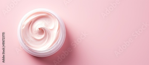 Top view of a moisturizer w...