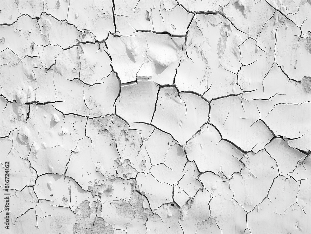 Crack white wall texture, cracked concrete wall covered with gray cement surface. Light white background for information Crack white wall texture, cracked concrete wall covered with gray cement surface. Light white background for information