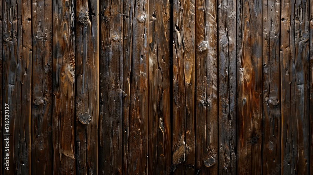 Naklejka premium Background made with wooden texture