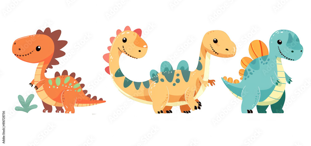 Naklejka premium set of funny monsters