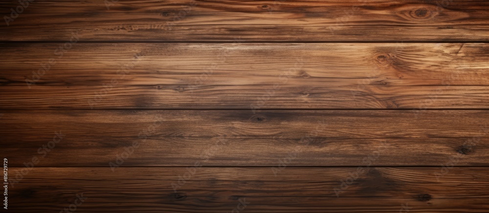 Naklejka premium Copy space image of a wooden table top or laminate floor providing a textured background