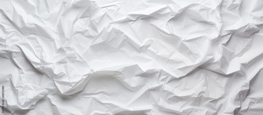 Top view of a clean white paper with a textured background resembling crumpled paper Ideal for use as a copy space image 134 characters Top view of a clean white paper with a textured background resembling crumpled paper Ideal for use as a copy space image 134 characters
