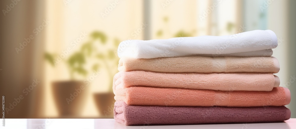 Copy space image of towels Copy space image of towels