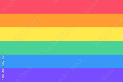 LGBTQ+ Rainbow Pride Flag