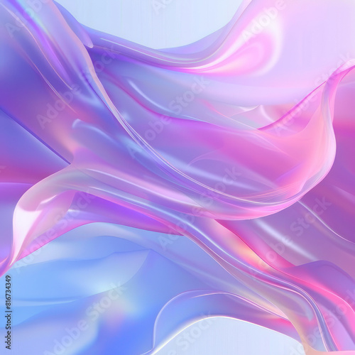 Wallpaper Mural 3d fluid creative background. Glassmorphism style new trend 2021. Frosted glass effect. Pastel colours: pink, purple, blue on white ba

ckdrop. Curved line graphic design. Sale banner. Blurred gradien Torontodigital.ca