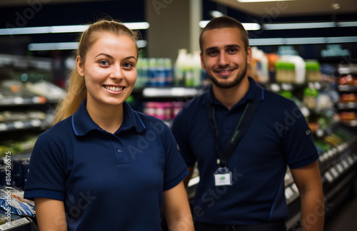 Dedicated Retail Team in Supermarket