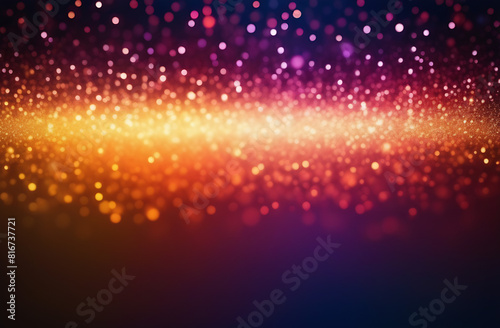Abstract background of glare, bokeh on a dark background