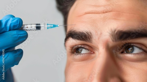 Close-Up of Cosmetic Injection