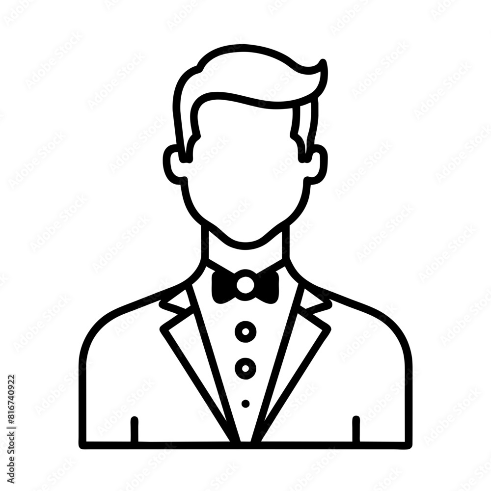 Groom Icon - formal attire