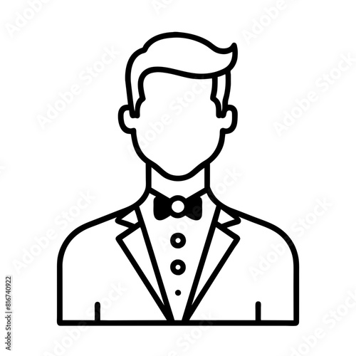 Groom Icon - formal attire