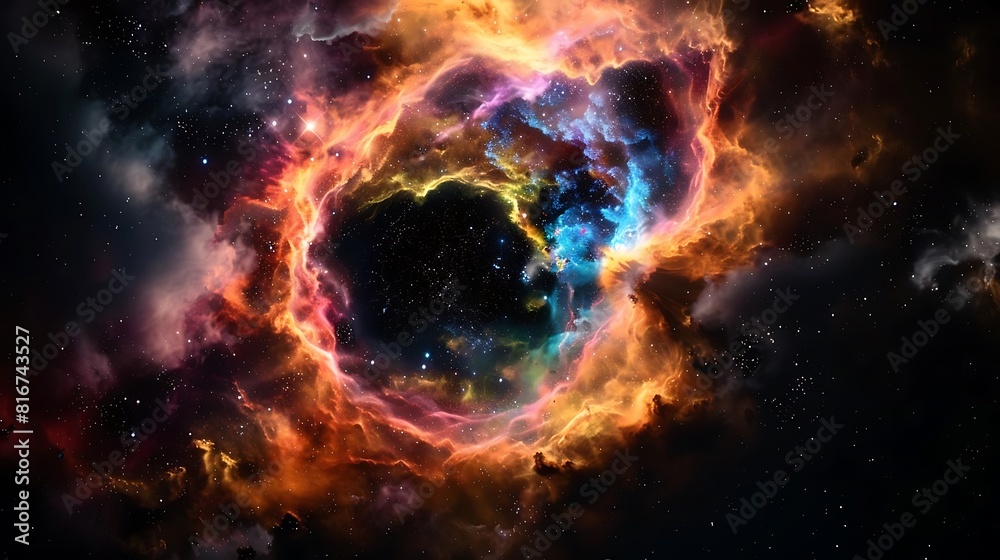 The fantastic image of a supernova remnant. The fantastic image of a supernova remnant.