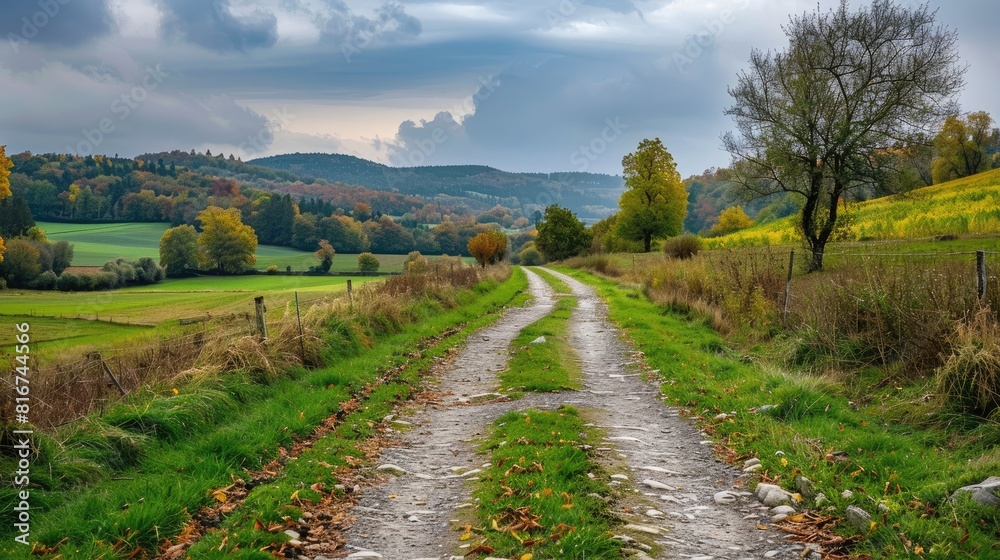 Rural path without paving Rural path without paving