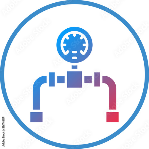 Vector Design Pressure Check Icon Style