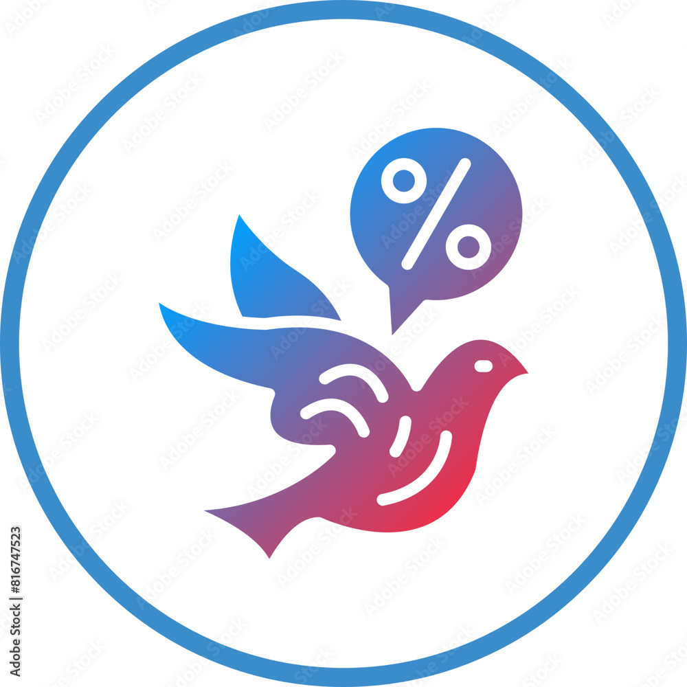 Fototapeta premium Vector Design Early Bird Prices Icon Style