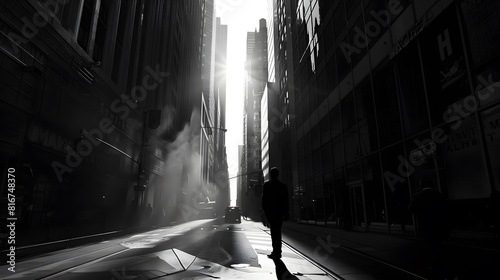 person walking in a tunnel