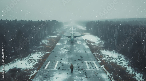 rain in the fog