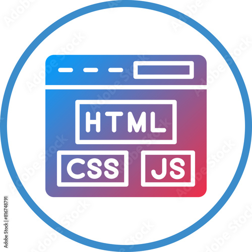 Vector Design Html Js Css Icon Style