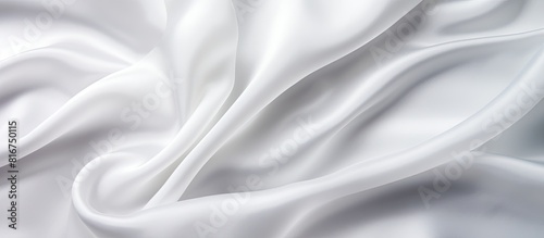 A white fabric texture background with copy space image serving as a design element